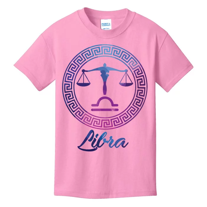 Libra Zodiac Sign Kids T-Shirt