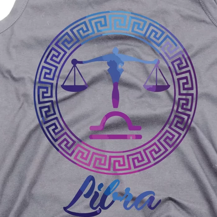 Libra Zodiac Sign Tank Top