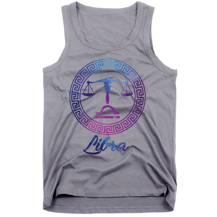 Libra Zodiac Sign Tank Top