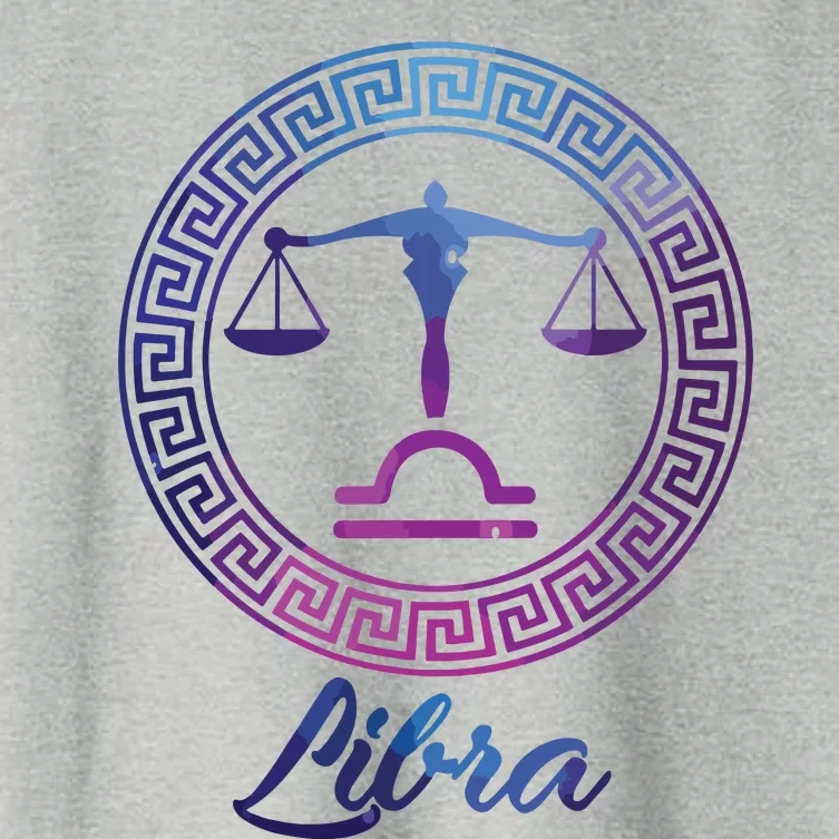 Libra Zodiac Sign Women's Crop Top Tee