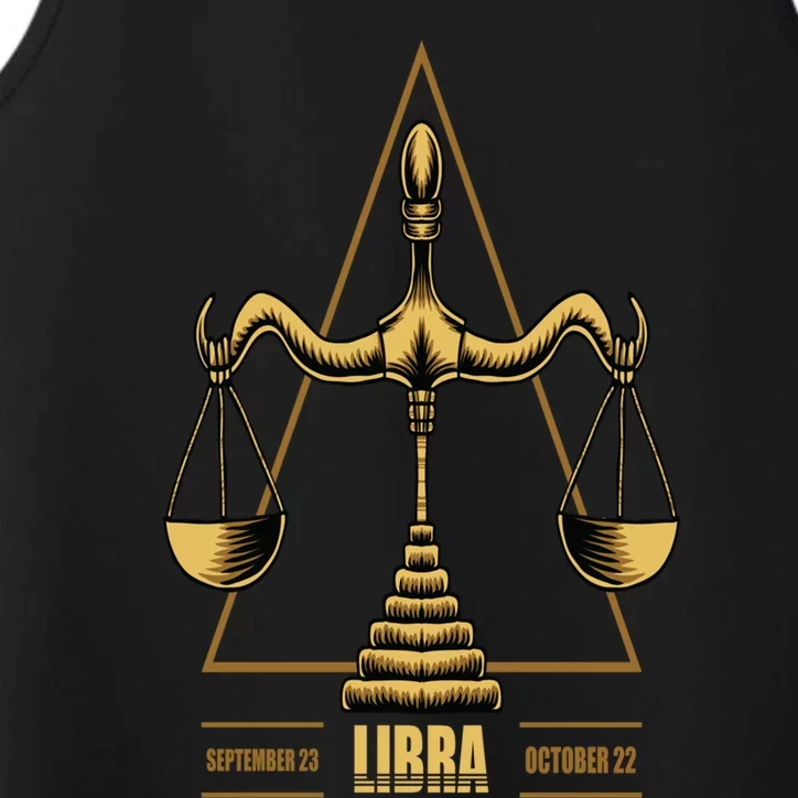 Libra Zodiac Sign Gift Performance Tank