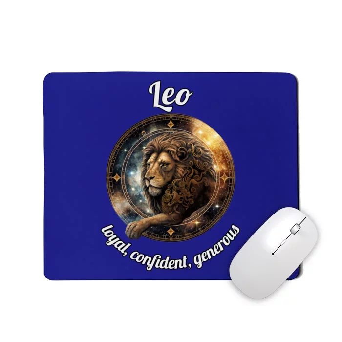 Leo Zodiac Sign Astronomy Cute Gift Mousepad