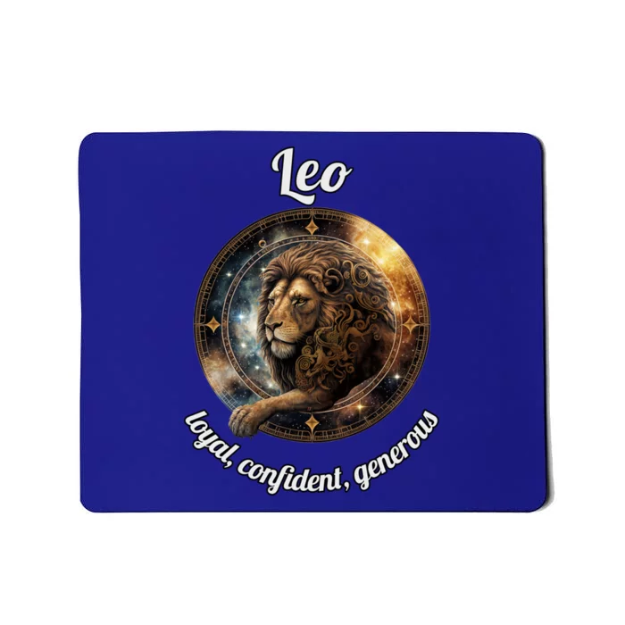 Leo Zodiac Sign Astronomy Cute Gift Mousepad