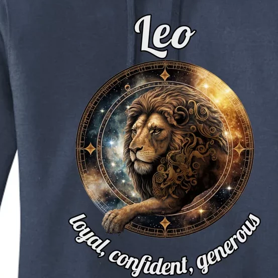 Leo Zodiac Sign Astronomy Cute Gift Women's Pullover Hoodie