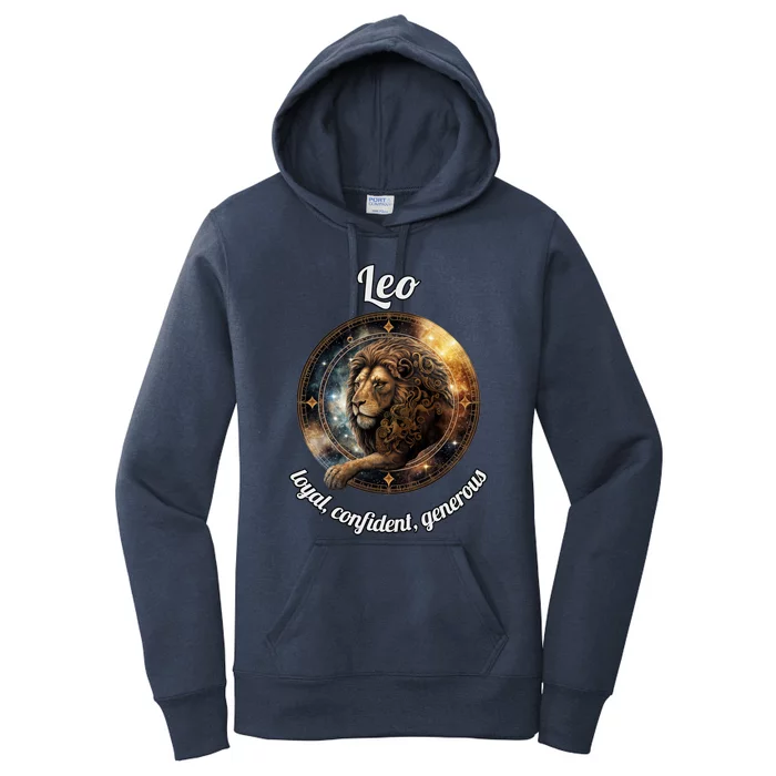 Leo Zodiac Sign Astronomy Cute Gift Women's Pullover Hoodie