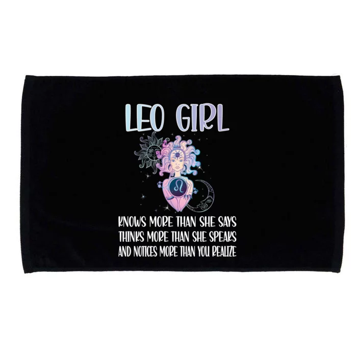 Leo Zodiac Sign Leo Horoscope Astrology July August Gift Microfiber Hand Towel