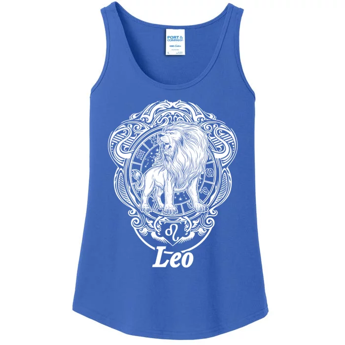 Leo Zodiac Star Sign Gift Ladies Essential Tank