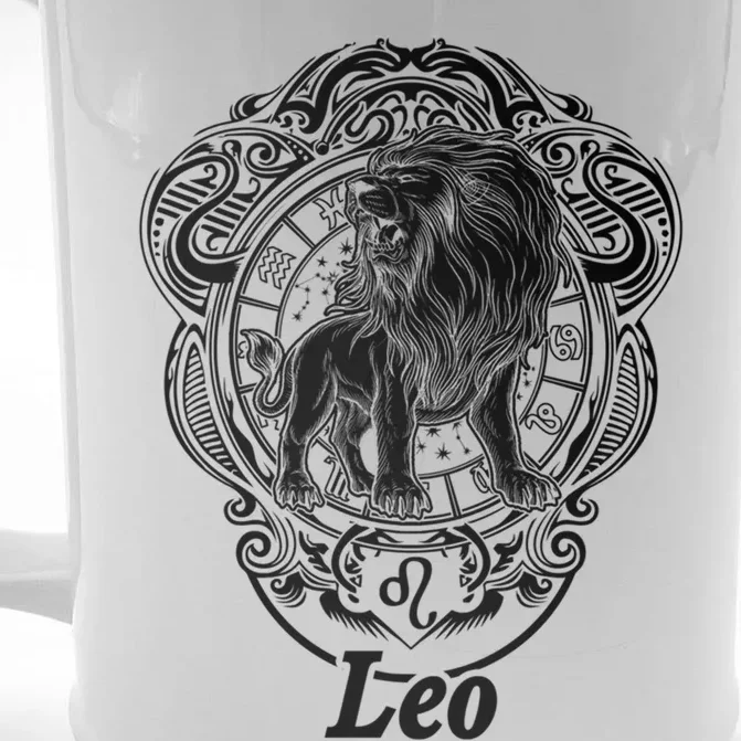 Leo Zodiac Star Sign Gift Front & Back Beer Stein