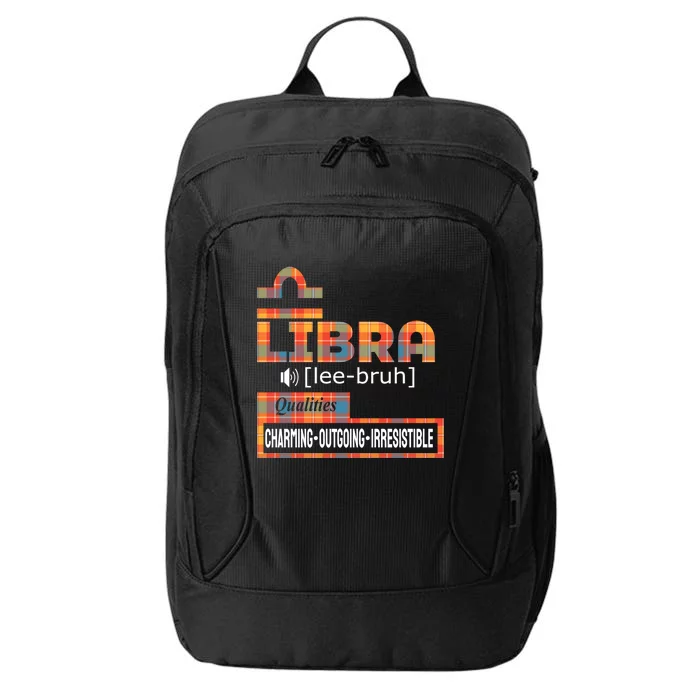 Libra Zodiac Traits Qualities Gift City Backpack