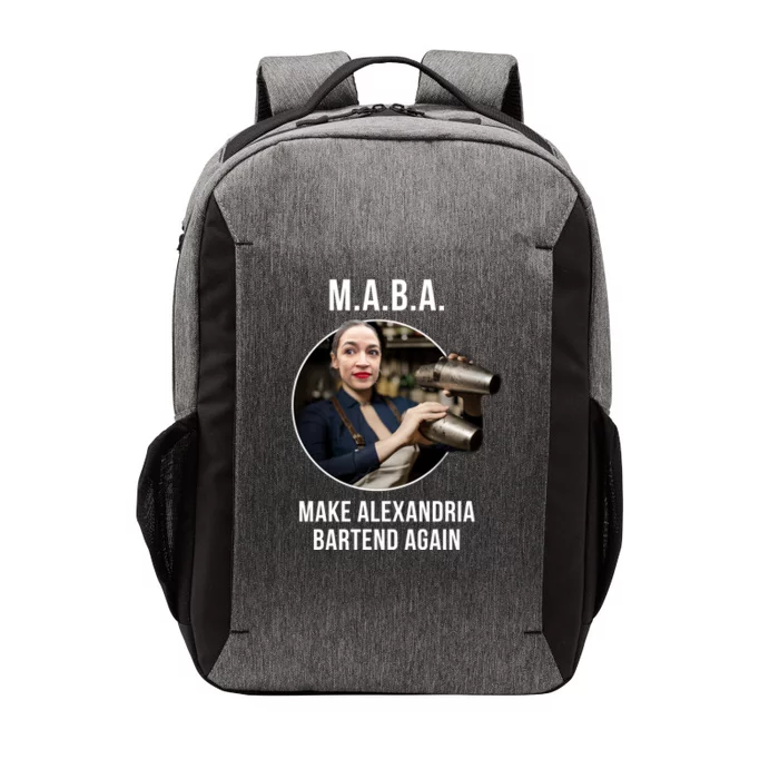 M.A.B.A. Alexandria Ocasio-Cortez Bartend Again Vector Backpack