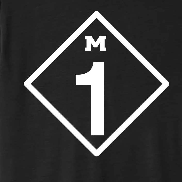 M1 Woodward Ave Sign ChromaSoft Performance T-Shirt