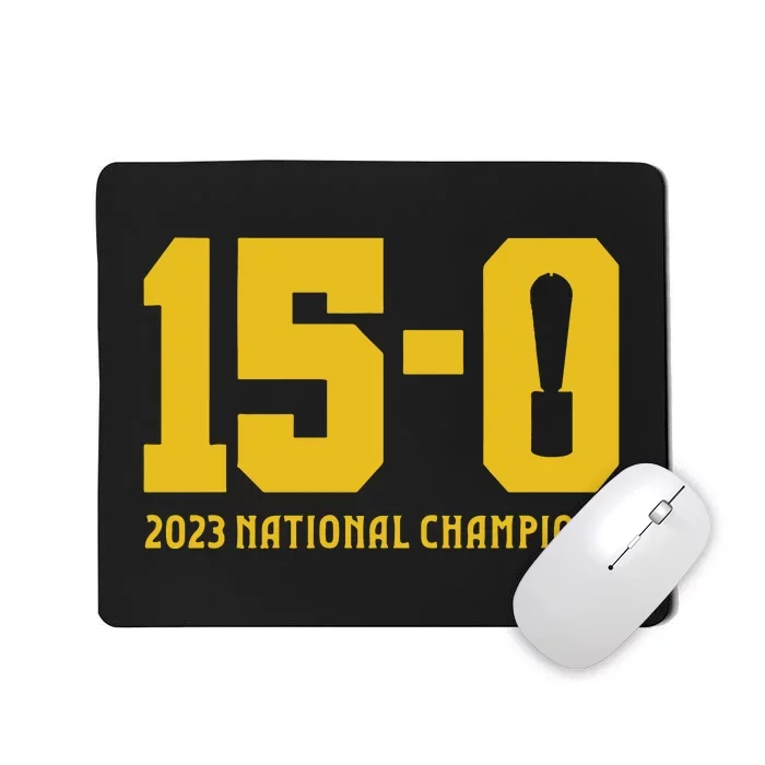 Michigan 15 0 Trophy Mousepad