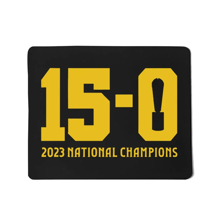 Michigan 15 0 Trophy Mousepad