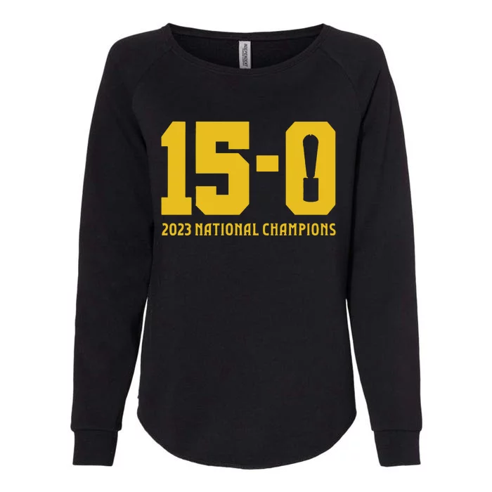 Michigan 15 0 Trophy Womens California Wash Sweatshirt