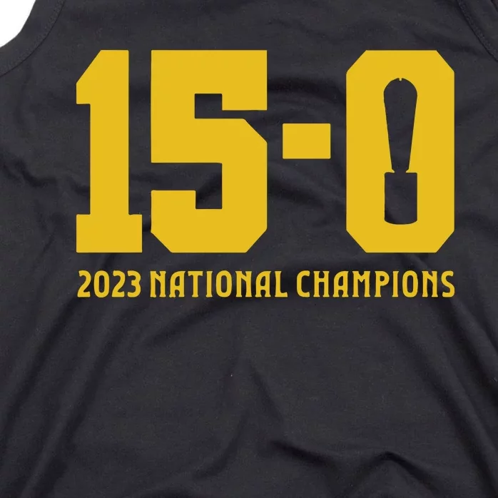 Michigan 15 0 Trophy Tank Top