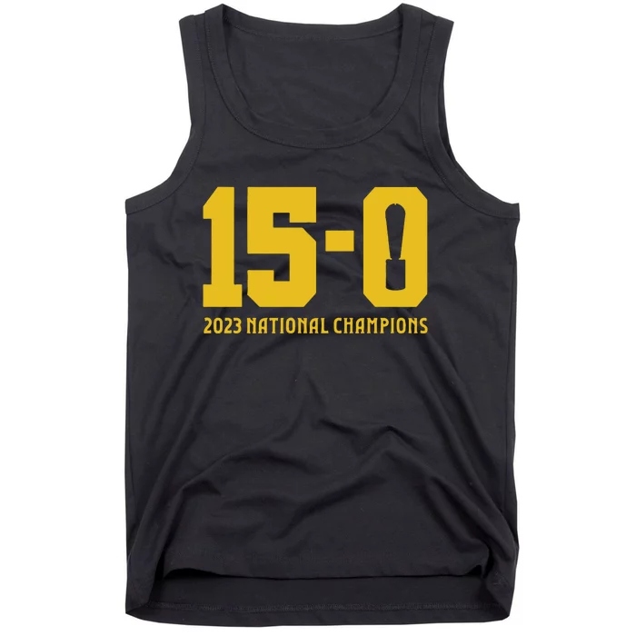 Michigan 15 0 Trophy Tank Top