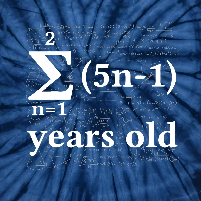 Math 13 Birthday Boy 13 Yr 13 Year Old Boy 13th Birthday Tie-Dye T-Shirt