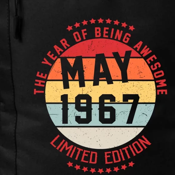 May 1967 Birthday The Year Of Being Awesome Gift Daily Commute Backpack