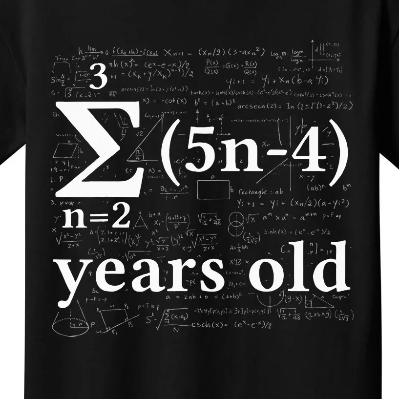 Math 17 Birthday Boy 17 Yr 17 Year 17th Birthday Kids T-Shirt