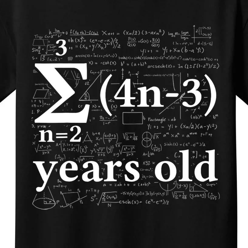 Math 14 Birthday Boy 14 Yr 14 Year Old Boy 14th Birthday Kids T-Shirt