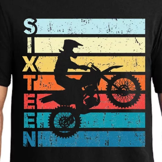 Motocross 16th Birthday Party MX Dirt Bike Birthday Pajama Set