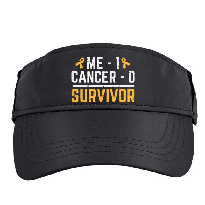 Me 1 Childhood Cancer 0 Survivor Awareness Adult Drive Performance Visor