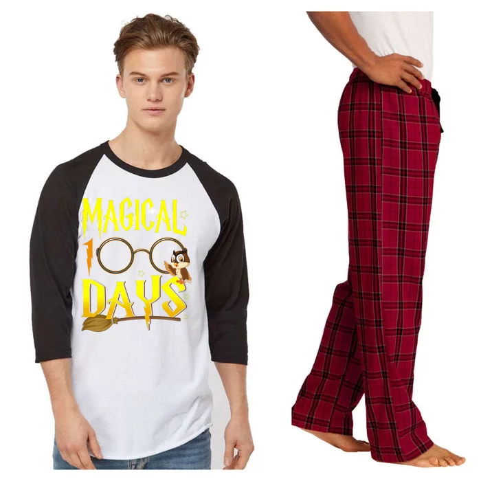 Magical 100 Days Of School Raglan Sleeve Pajama Set