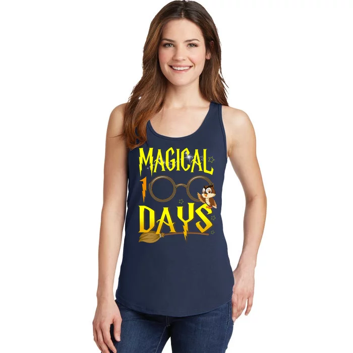 Magical 100 Days Of School Ladies Essential Tank