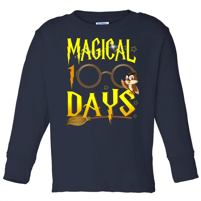 Magical 100 Days Of School Toddler Long Sleeve Shirt