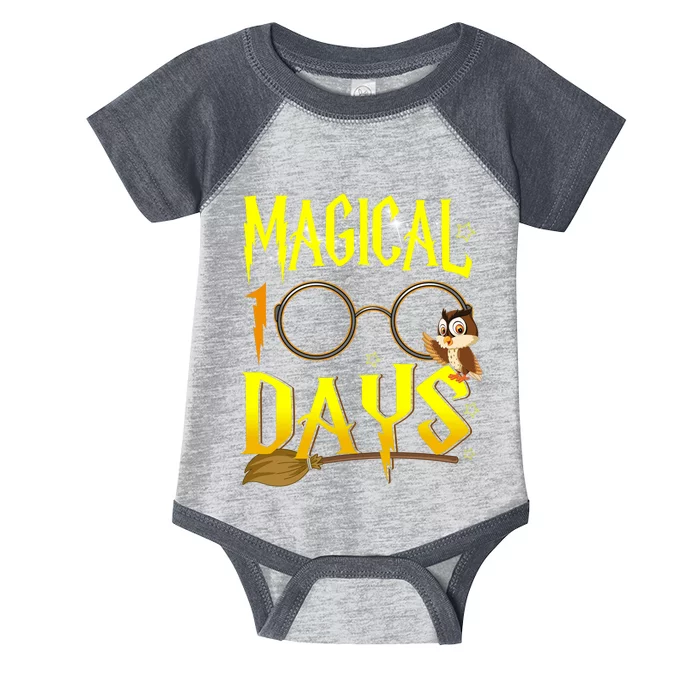 Magical 100 Days Of School Infant Baby Jersey Bodysuit