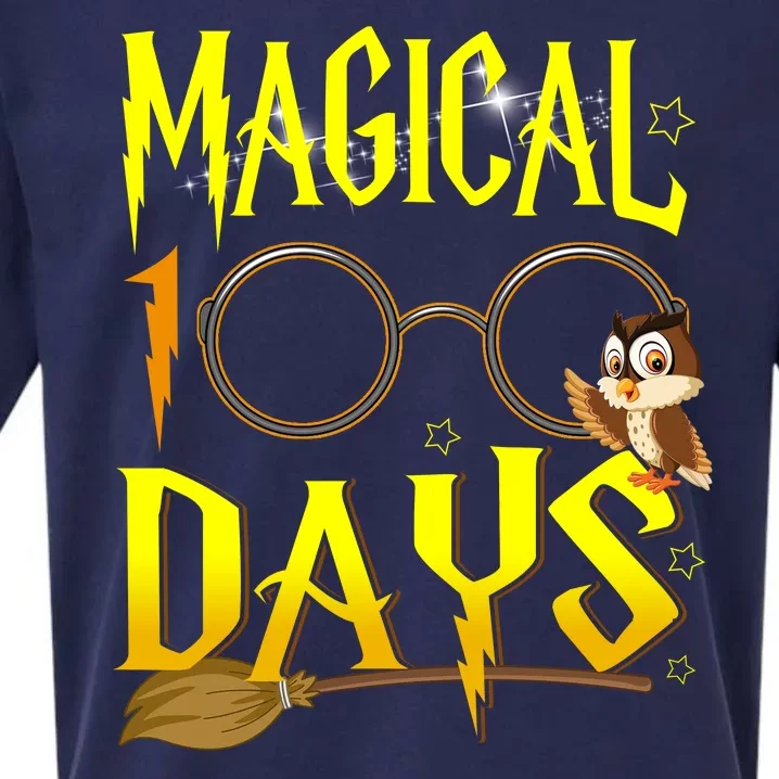 Magical 100 Days Of School Sueded Cloud Jersey T-Shirt