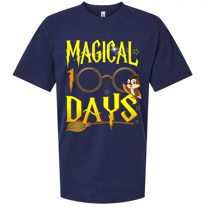 Magical 100 Days Of School Sueded Cloud Jersey T-Shirt