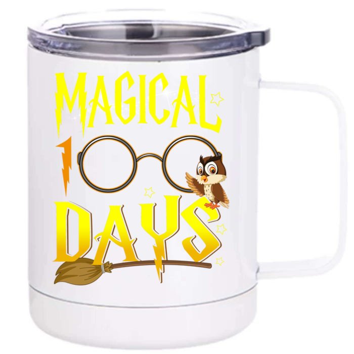 Magical 100 Days Of School Front & Back 12oz Stainless Steel Tumbler Cup