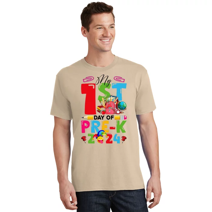 My 1st Day Of Prek 2024 Preschool Student Back To School Gift T-Shirt