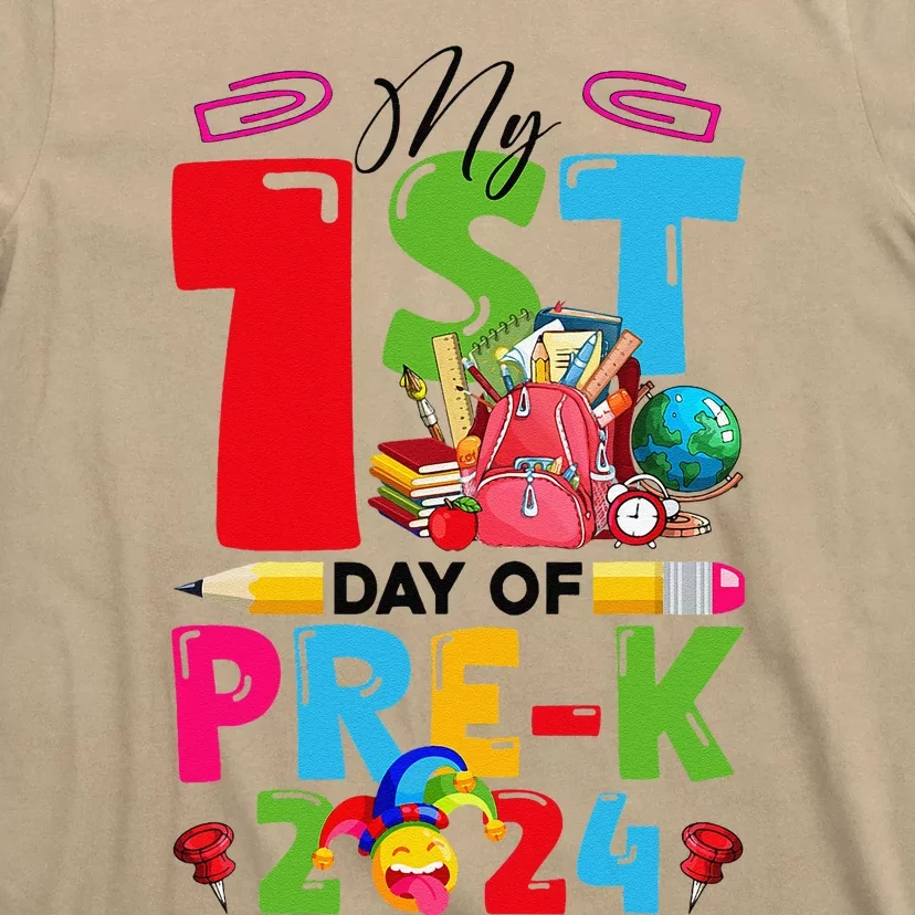 My 1st Day Of Prek 2024 Preschool Student Back To School Gift T-Shirt