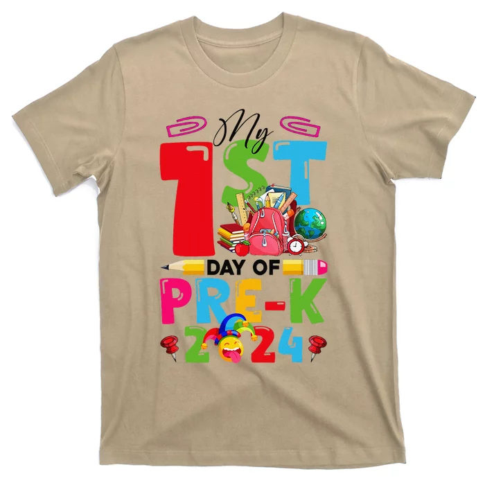 My 1st Day Of Prek 2024 Preschool Student Back To School Gift T-Shirt