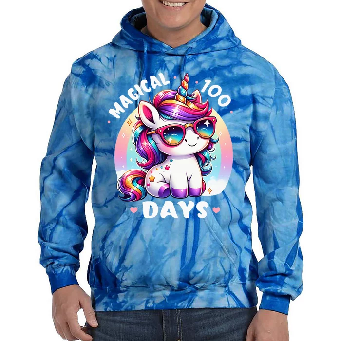 Magical 100 Days Of School Tie Dye Hoodie