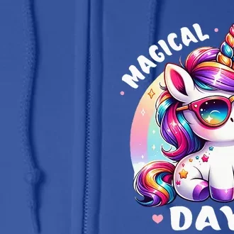 Magical 100 Days Of School Full Zip Hoodie