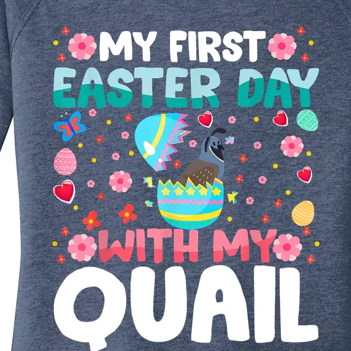 My 1st Easter Day Quail Easter Day Women's Perfect Tri Tunic Long Sleeve Shirt