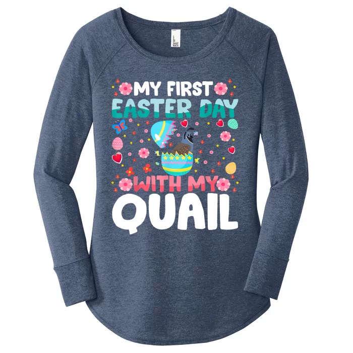 My 1st Easter Day Quail Easter Day Women's Perfect Tri Tunic Long Sleeve Shirt