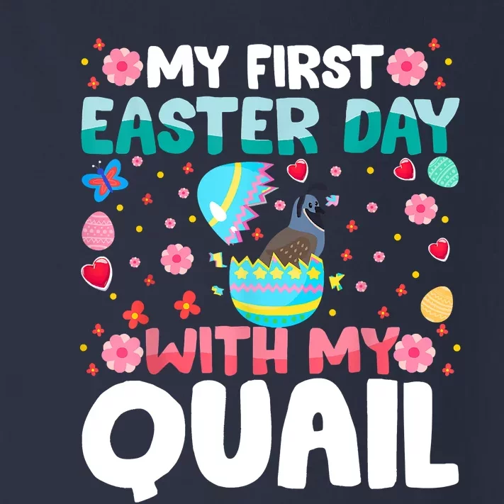 My 1st Easter Day Quail Easter Day Toddler Long Sleeve Shirt