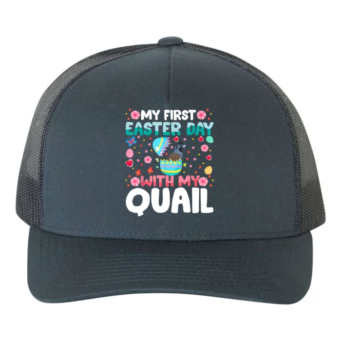 My 1st Easter Day Quail Easter Day Yupoong Adult 5-Panel Trucker Hat