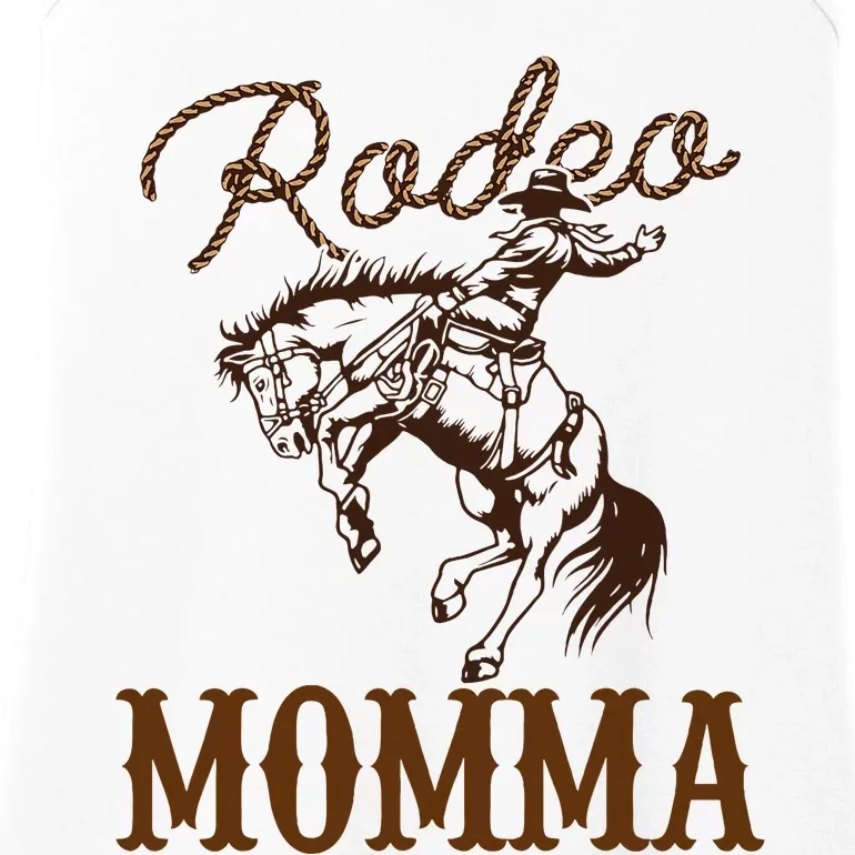 Momma 1st First Birthday Cowboy Mom Western Rodeo Party Ladies Essential Tank