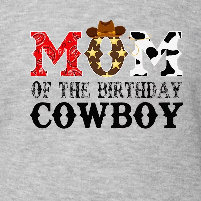 Mom 1st First Birthday Cowboy Western Rodeo Party Matching Toddler Sweatshirt