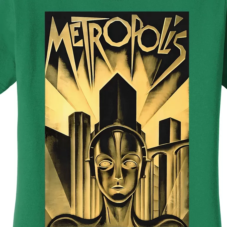 Metropolis 1927 Fritz Lang Classic Science Fiction Film Women's T-Shirt