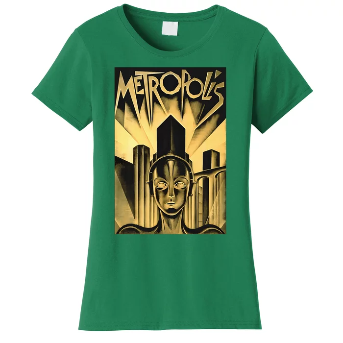 Metropolis 1927 Fritz Lang Classic Science Fiction Film Women's T-Shirt