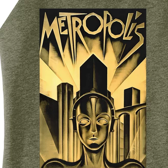 Metropolis 1927 Fritz Lang Classic Science Fiction Film Women’s Perfect Tri Rocker Tank