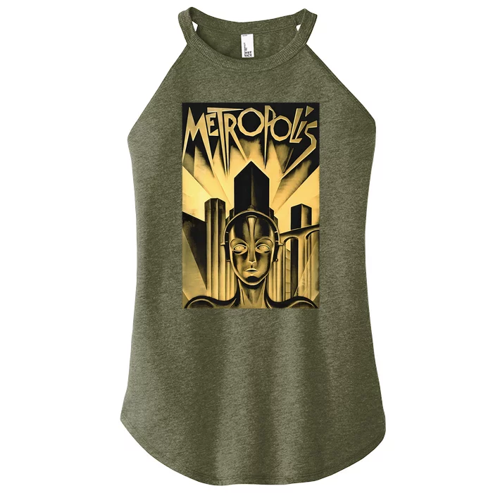 Metropolis 1927 Fritz Lang Classic Science Fiction Film Women’s Perfect Tri Rocker Tank