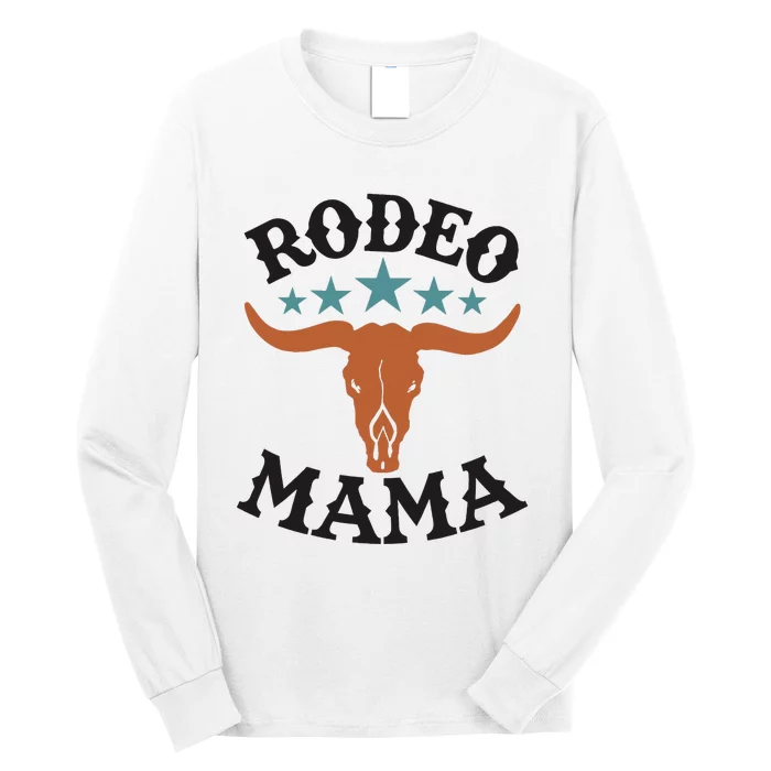 Mama 1st First Birthday Cowboy Western Rodeo Party Matching Long Sleeve Shirt