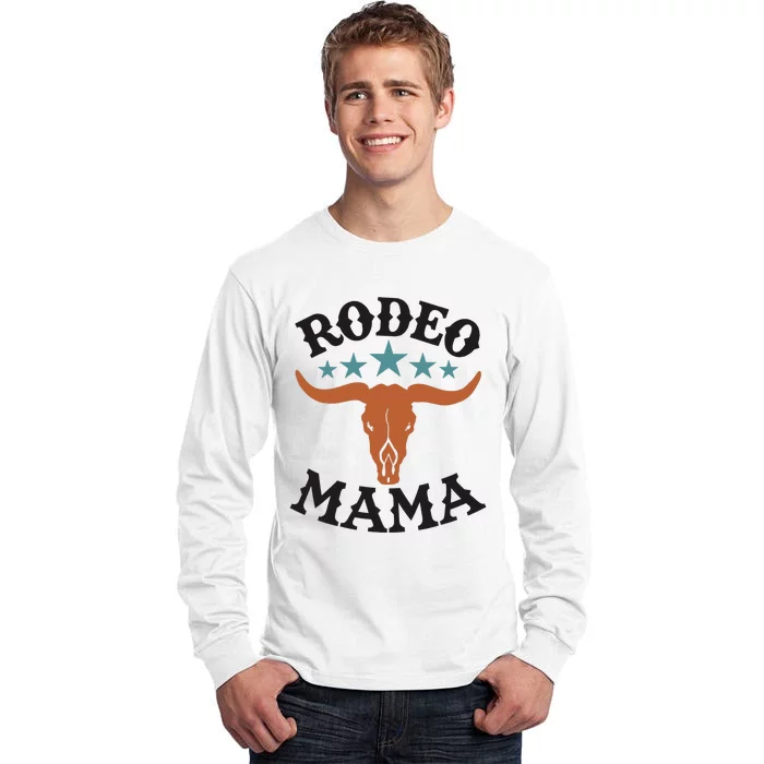 Mama 1st First Birthday Cowboy Western Rodeo Party Matching Tall Long Sleeve T-Shirt